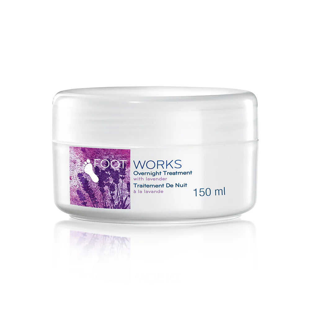 Avon Foot Works Overnight Treatment Cream with Lavender - 150ml