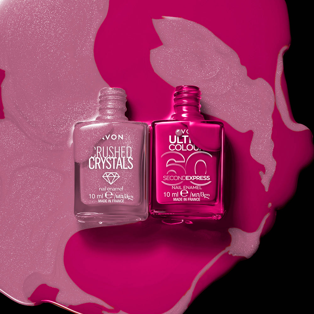 Avon Sunset Beats Crushed Crystals Nail Enamel