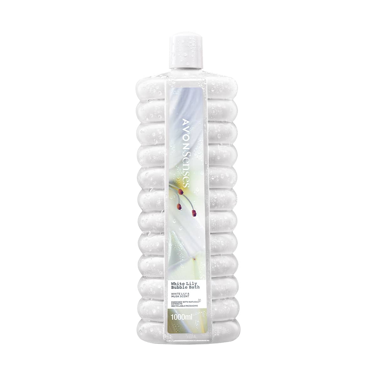 Avon Senses White Lily Bubble Bath - 1 Litre