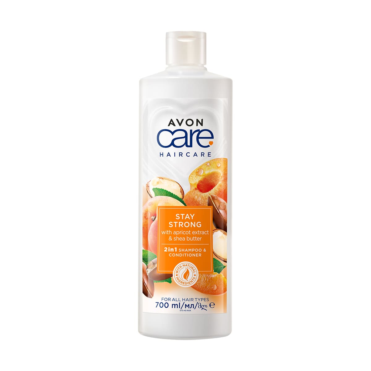 Avon Care Stay Strong 2 in 1 Shampoo & Conditioner - Apricot & Shea Butter