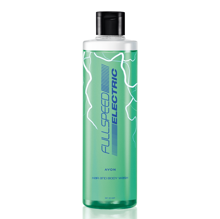 Avon Full Speed Electric 2 in 1 Body and Hair Wash-250 ml