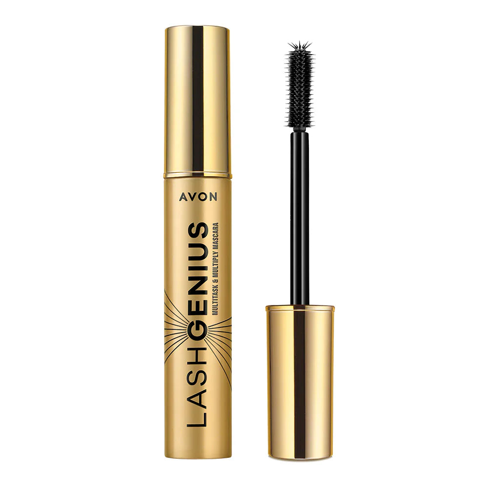 Avon Lash Genius Multitask Regular Mascara Restage - Blackest Black Pack Of 3