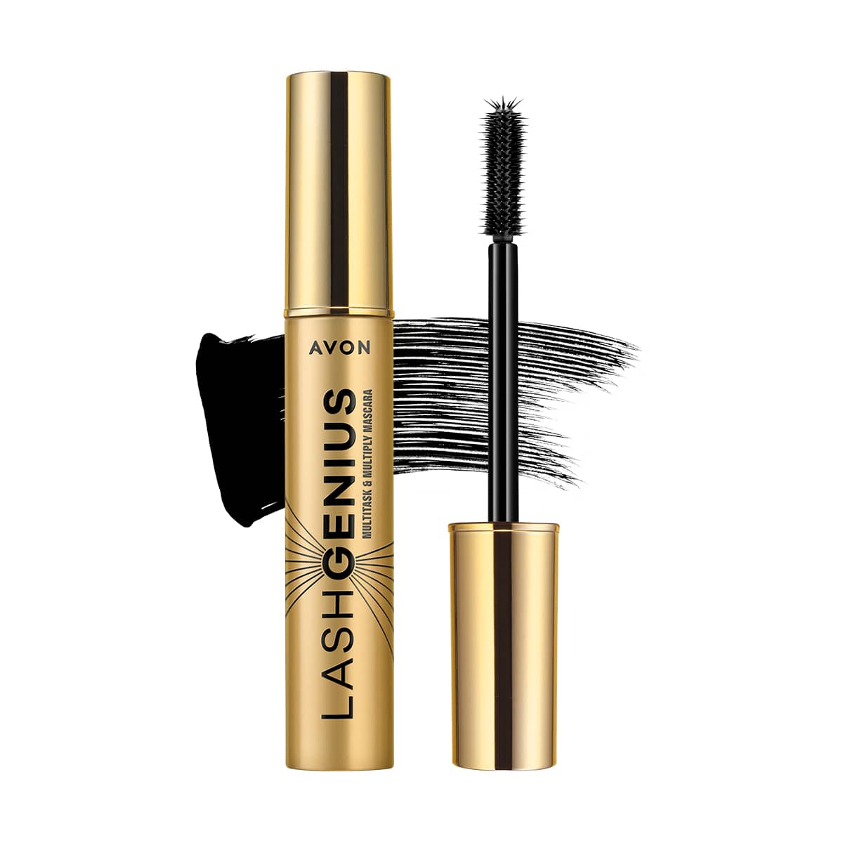 Avon Lash Genius Multitask Regular Mascara Restage - Blackest Black Pack Of 3