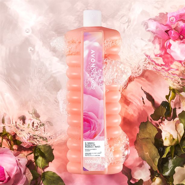 Avon Lamour Sunrise Bubble Bath - 1 Litre