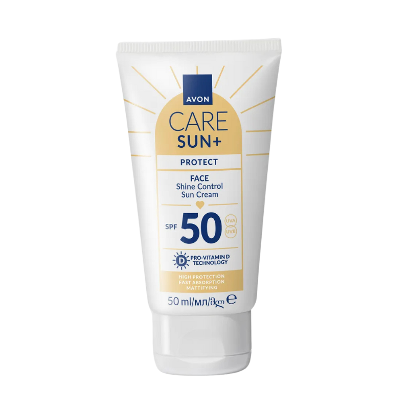 Avon Care Sun+ Shine Control Moisturizing Face Sun Cream SPF50