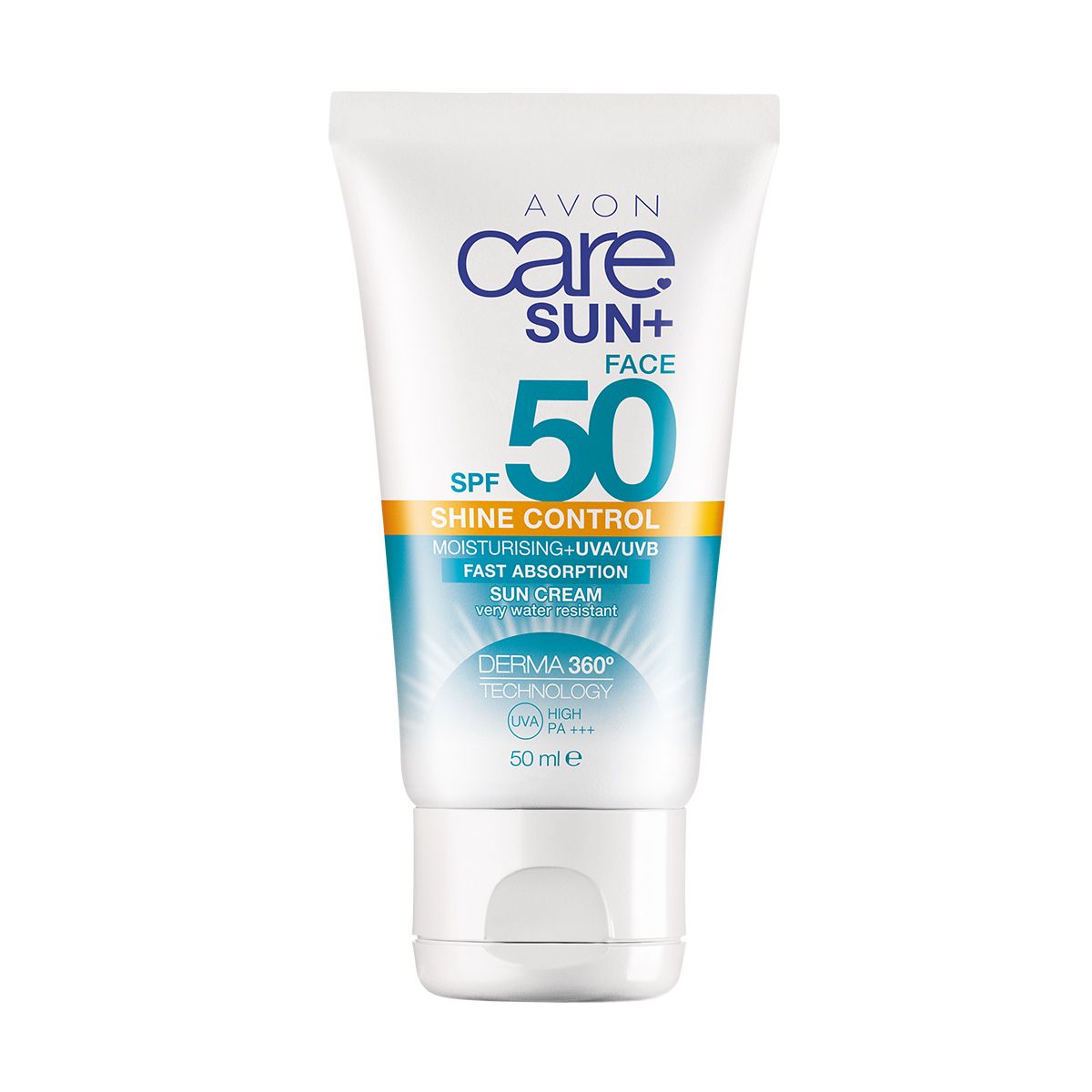 Avon Care Sun Shine Control SPF50 Facial Sun Cream - 50ml