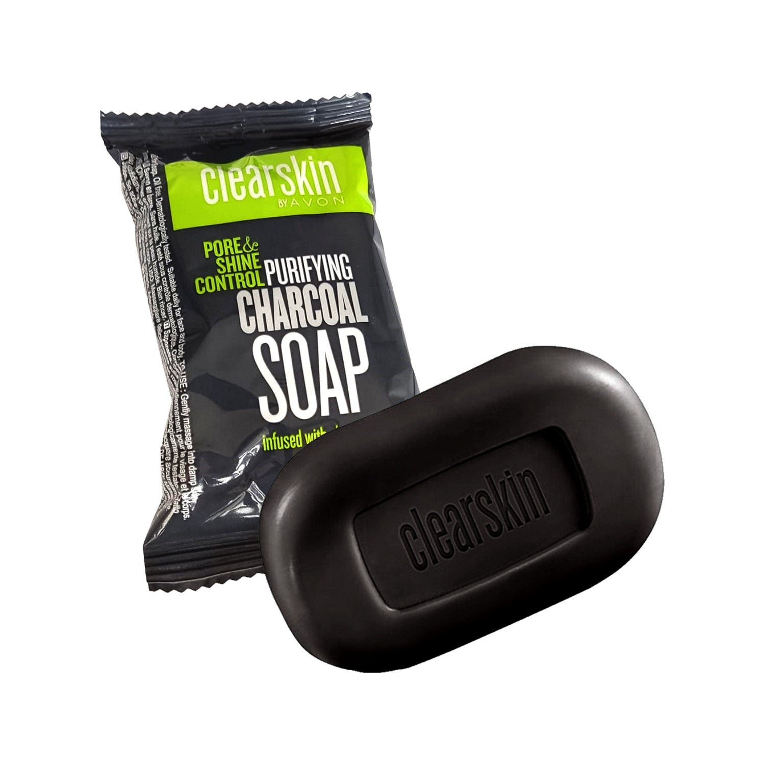 Avon Clearskin Pore and Shine Charcoal Bar Soap 75g