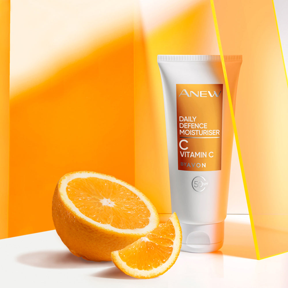Avon Anew Daily Defence Vitamin C SPF 50 Moisturiser - 50ml Pack Of 3
