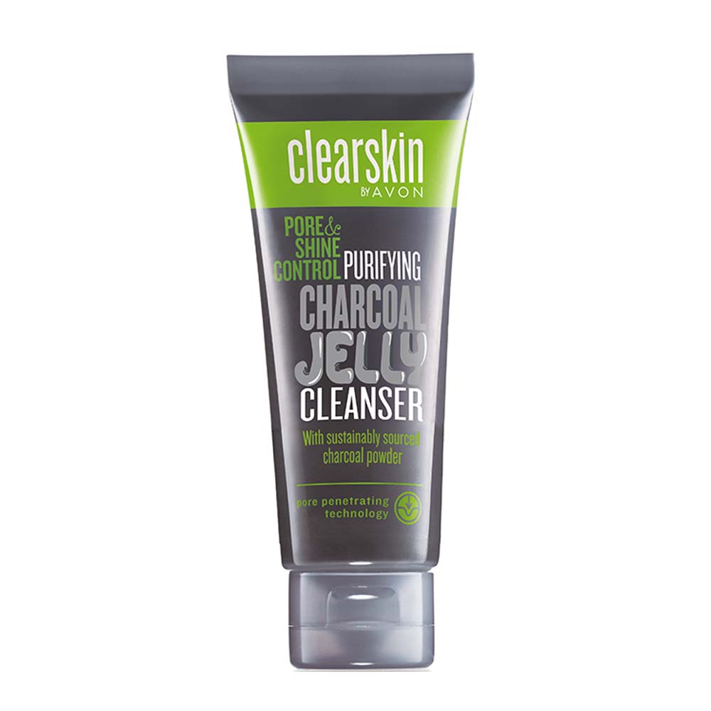 Avon Clearskin Pore & Shine Purifying charcoal Jelly Cleanser - 125ml