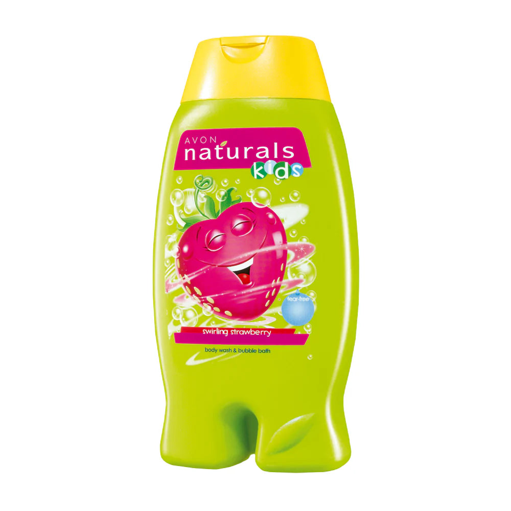 Avon Naturals Kids Swirling Strawberry Body Wash & Bubble Bath