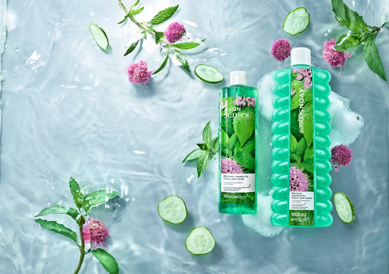 Avon Senses Water Mint Bubble Bath-1000ml