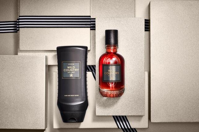 Avon Wild Country Eau de Toilette perfume and Hair & Body Wash