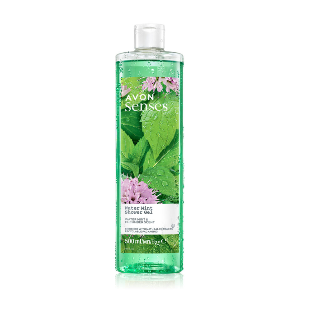 Avon Senses Water Mint Shower Gel 500ml