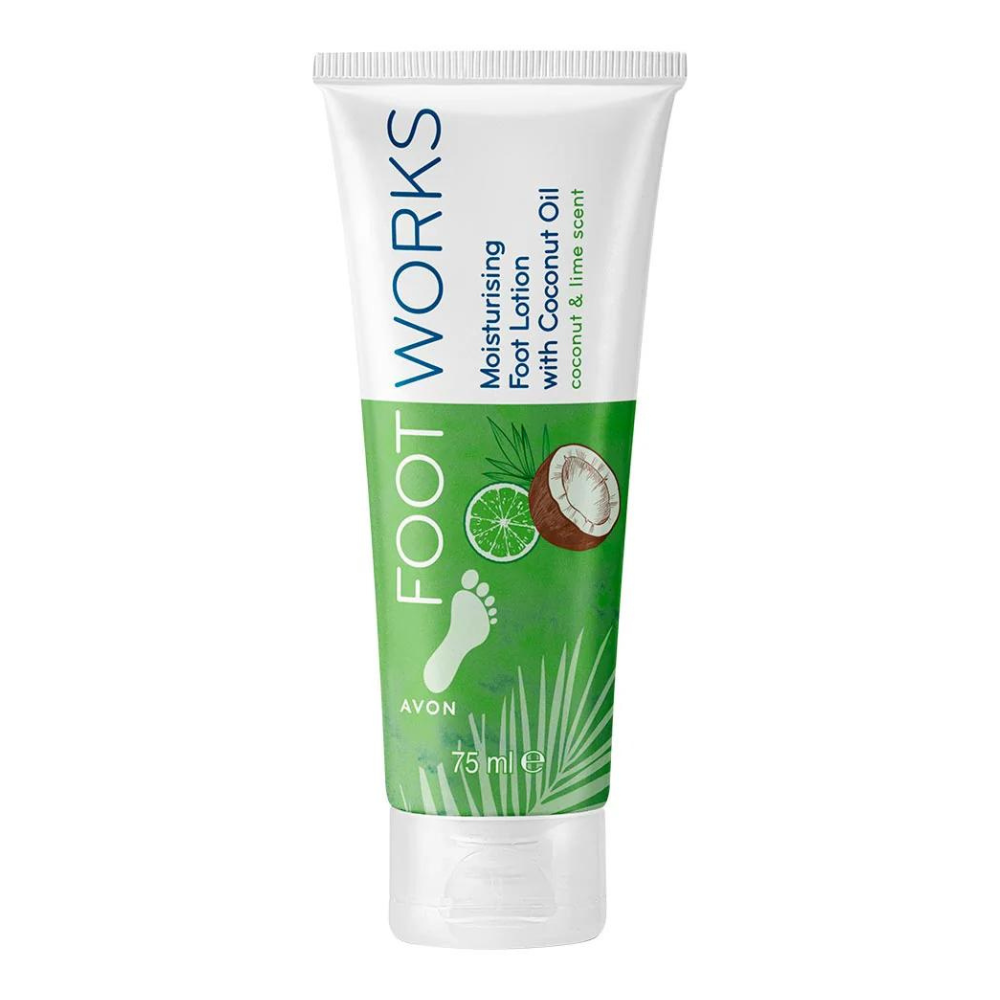 Avon Footworks Coconut & Lime Moisturising Foot Lotion - 75ml