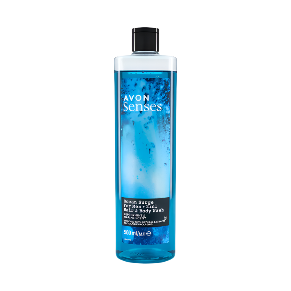 Avon Ocean Surge Hair & Body Wash 500ml