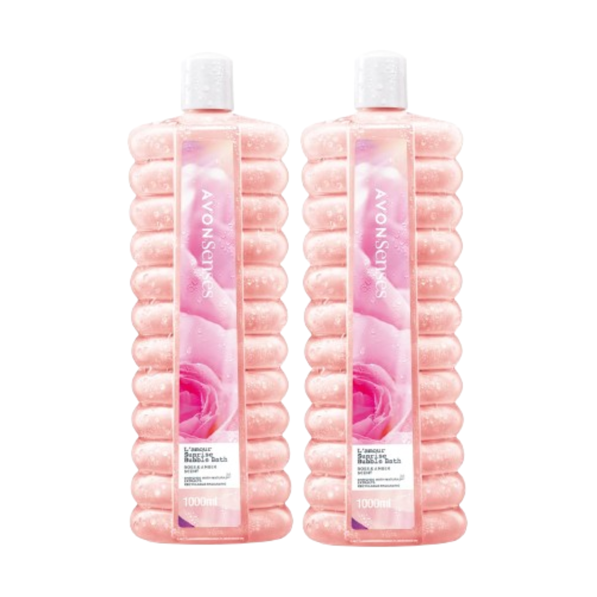 Avon Lamour Sunrise Bubble Bath 2x1000ml  Pack of 2