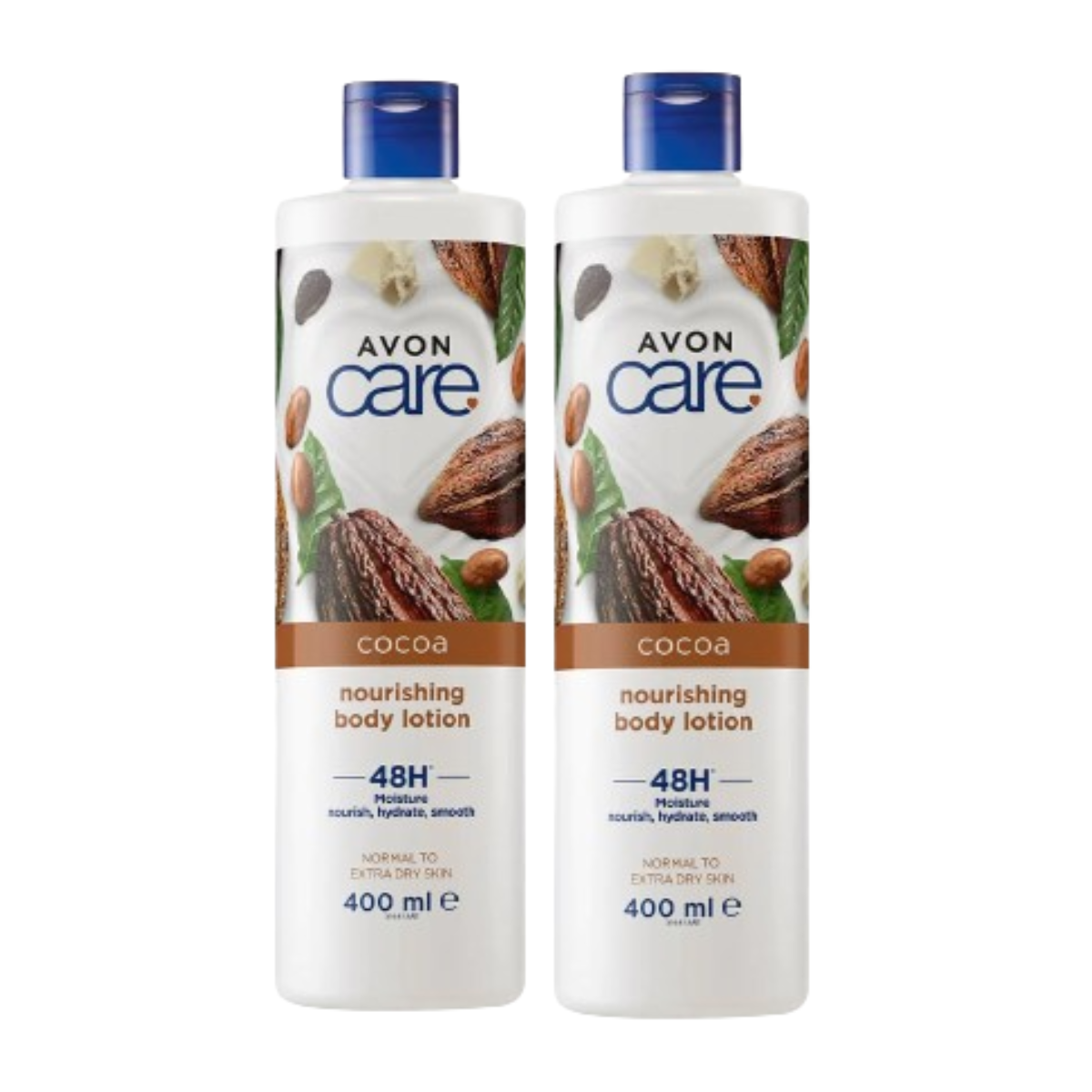 Avon Care Cocoa Butter Nourishing Body Lotion 400ml Pack of 2