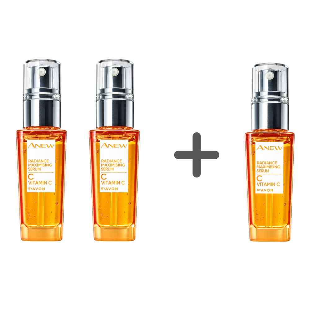 Avon Anew Vitamin C Radiance Maximising Serum 30ml Pack Of 3