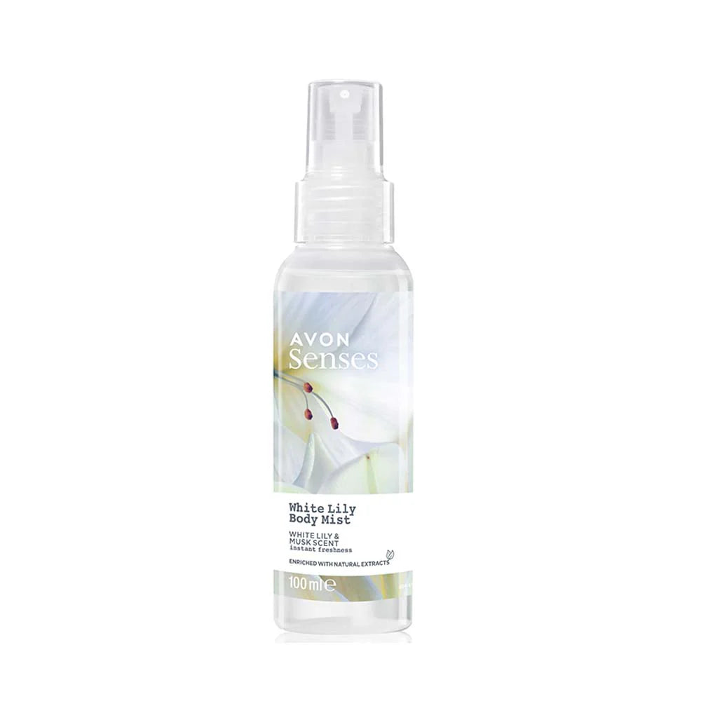 avon white lily Avon Senses White Lily & Musk Body Mist 100ml
