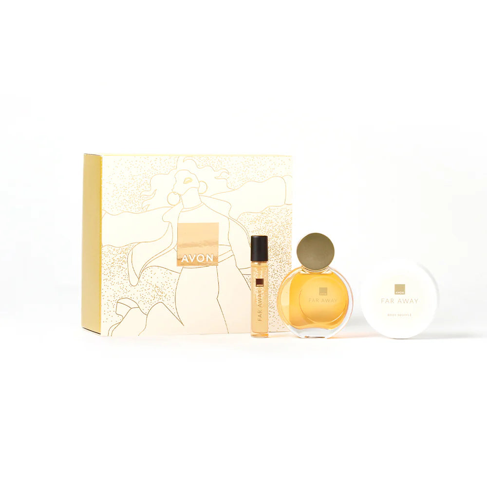 Assortiment AVON Far Away - 7 Mini Eaux De Parfum 10 Ml - Neuf - Notes Florales & Boisées