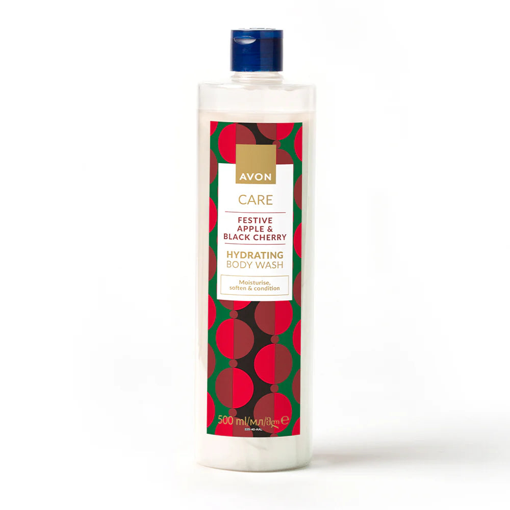 Avon Care Festive Apple & Black Cherry Hydrating Body Wash - 500ml