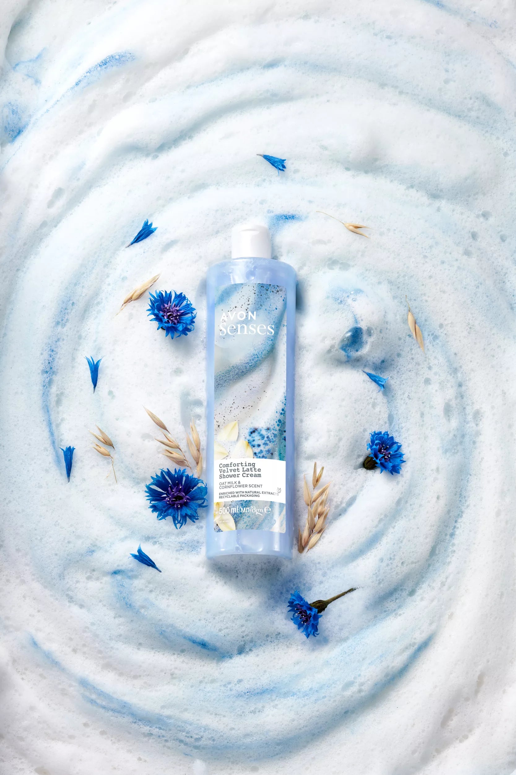 AVON SENSES VELVET LATTE SHOWER CRÈME 500ML