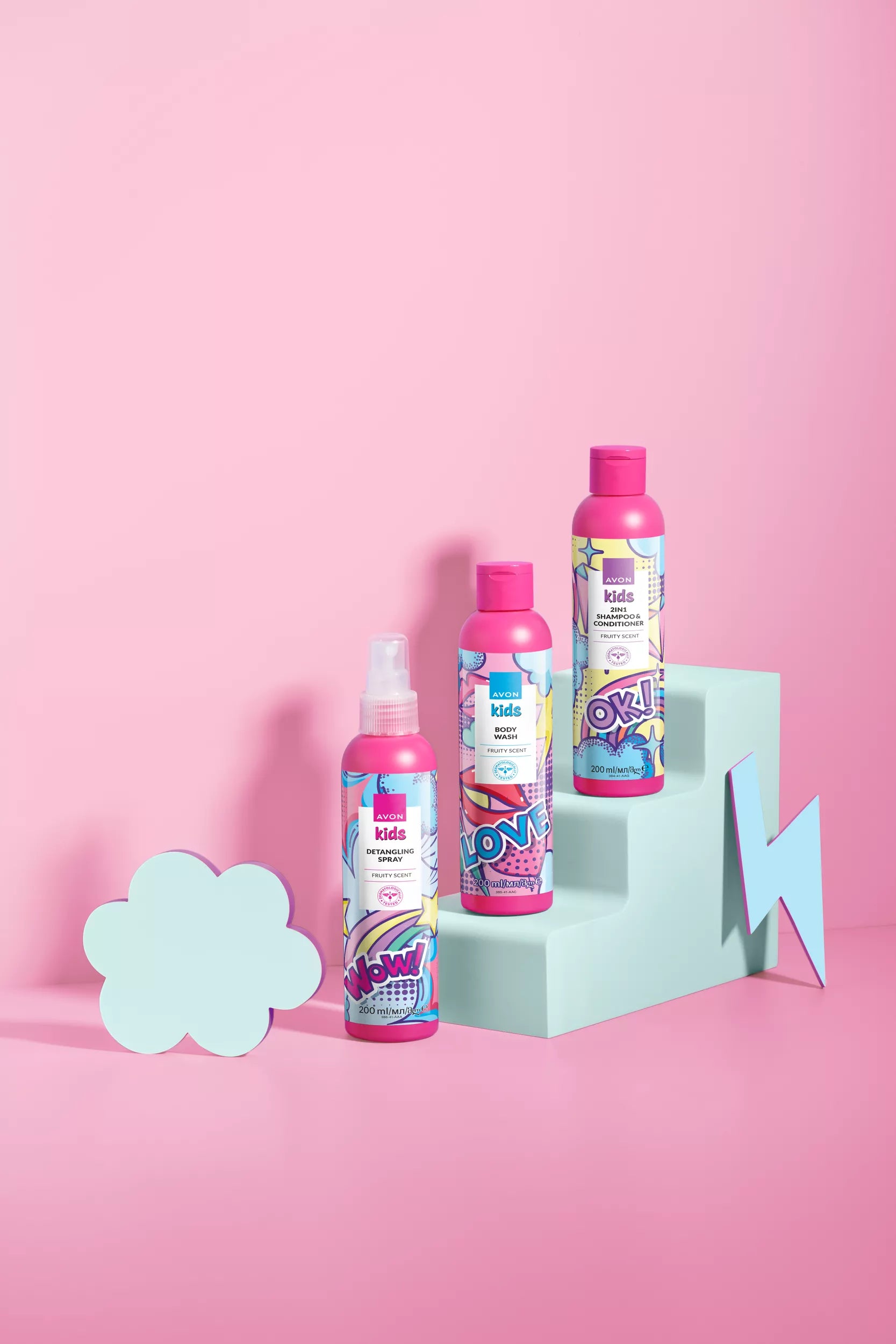 Avon Kids 2-In-1 Shampoo & Conditioner Fruity Scent- 200ml