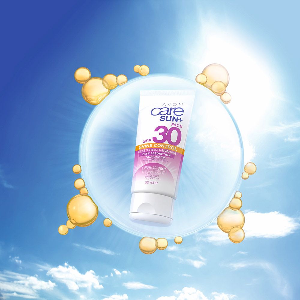 Avon Care Sun Shine Control SPF30 Facial Sun Cream - 50ml