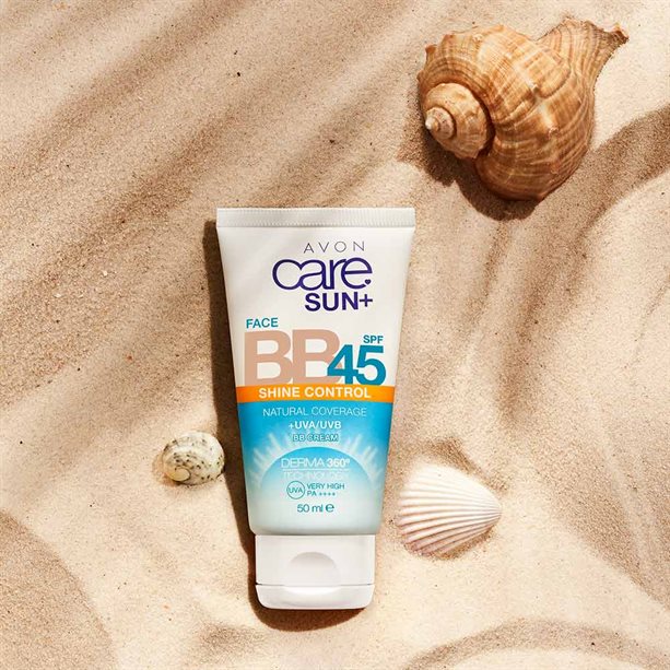 Avon Care Sun+ Face Shine Control BB Cream SPF45- 50 ml