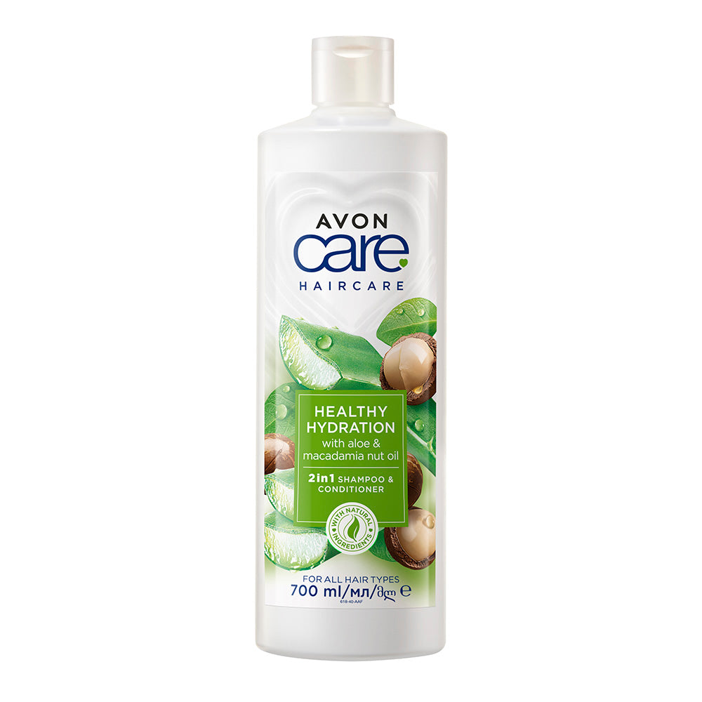 Avon Care Healthy Hydration 2 in 1 Shampoo & Conditioner - 700Ml