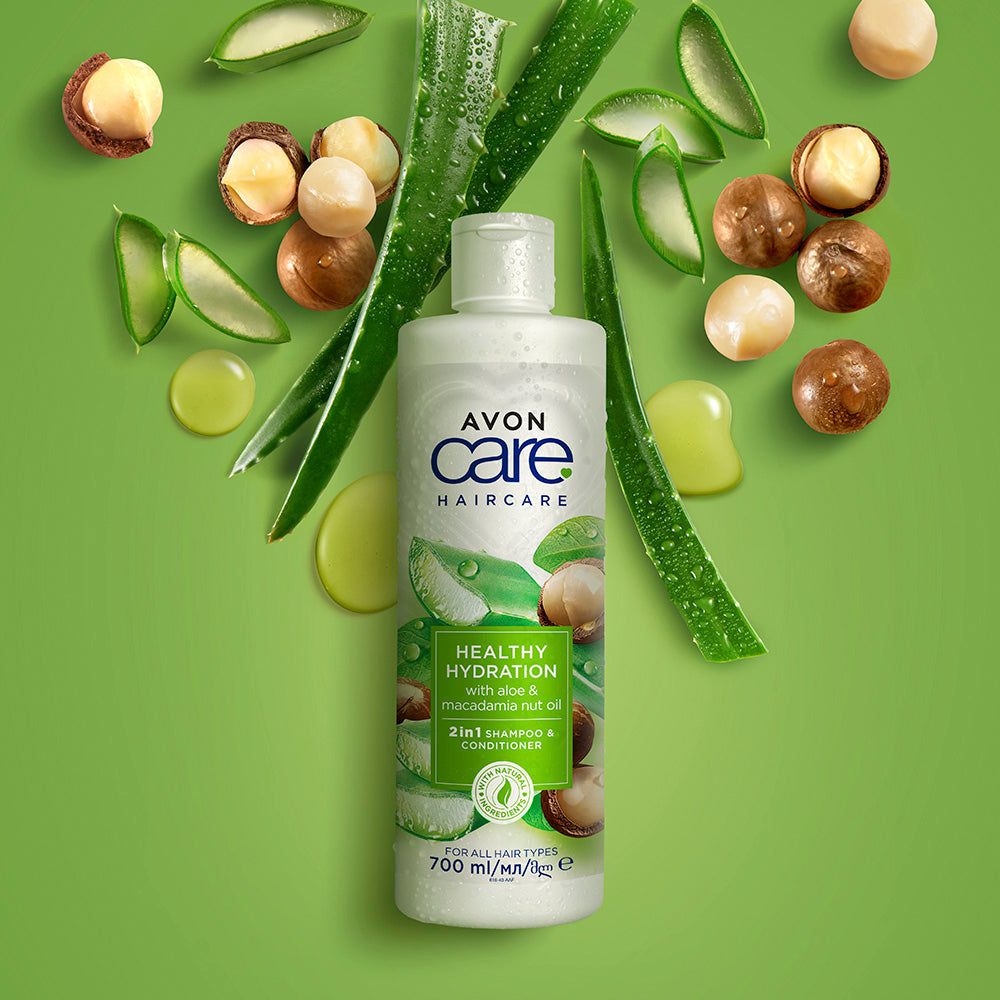 Avon Care Healthy Hydration 2 in 1 Shampoo & Conditioner - 700Ml