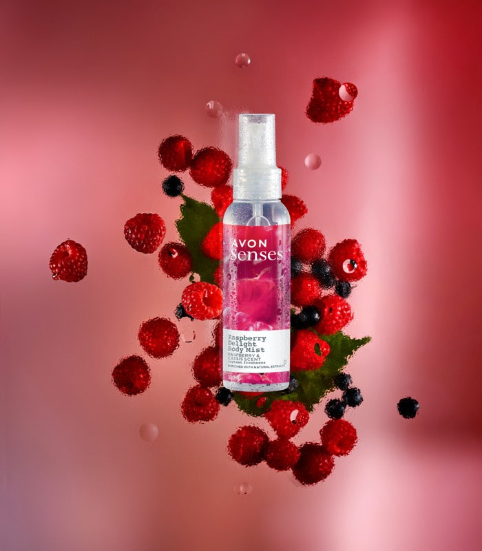 Avon Body Raspberry Lotion Avon Senses Raspberry Delight Body Mist – AVON