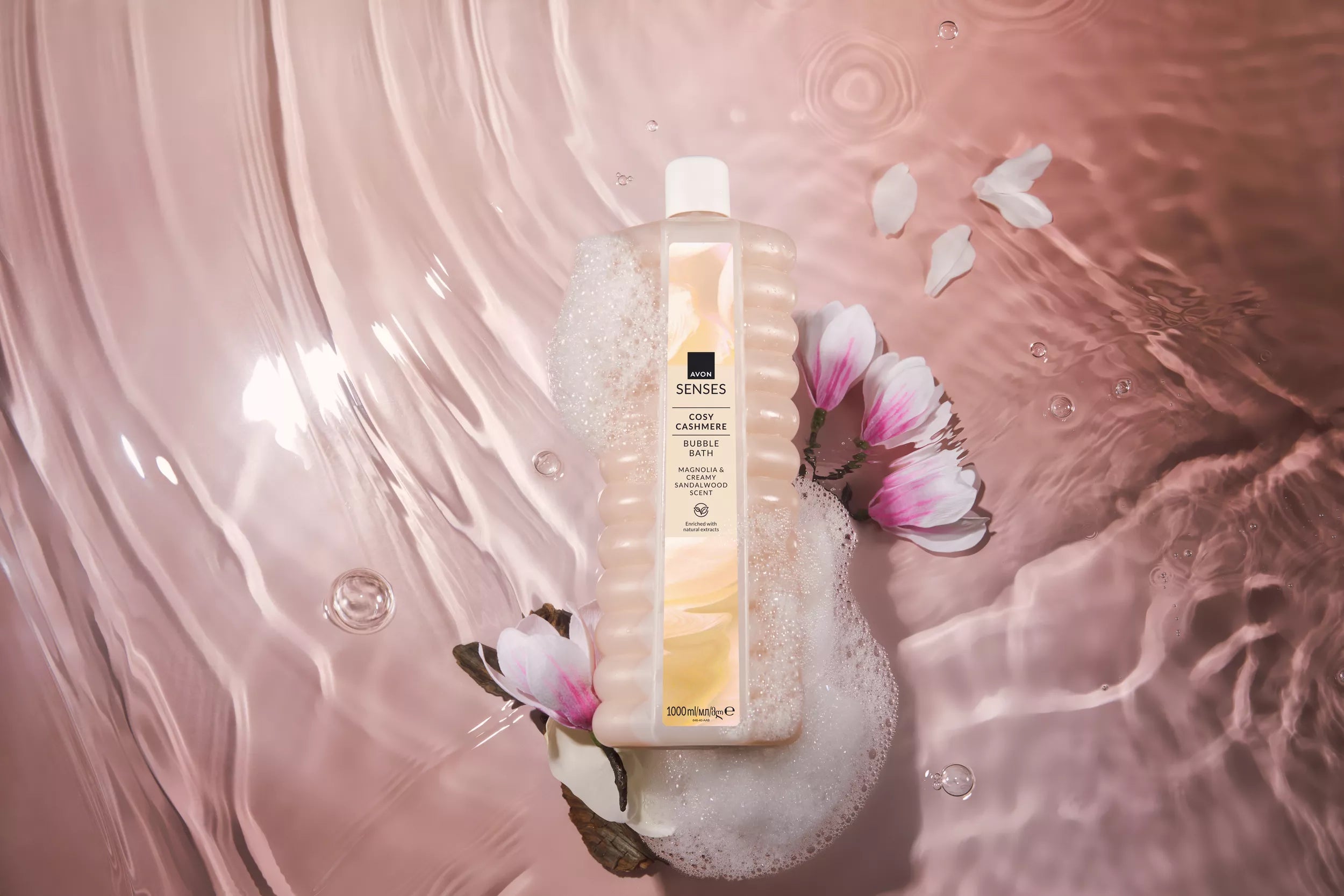 Avon Senses Cashmere Touch Bubble Bath 1000ml