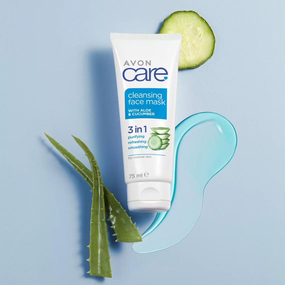 Avon Care Cleansing Face Mask with Aloe & Cucumber 75ml